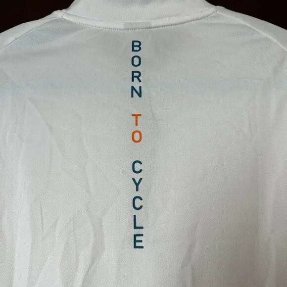 NWT Santic Light Miss Women's S-2XL White Cycling Jersey Long Sleeve Full Zip, R - Picture 10 of 11